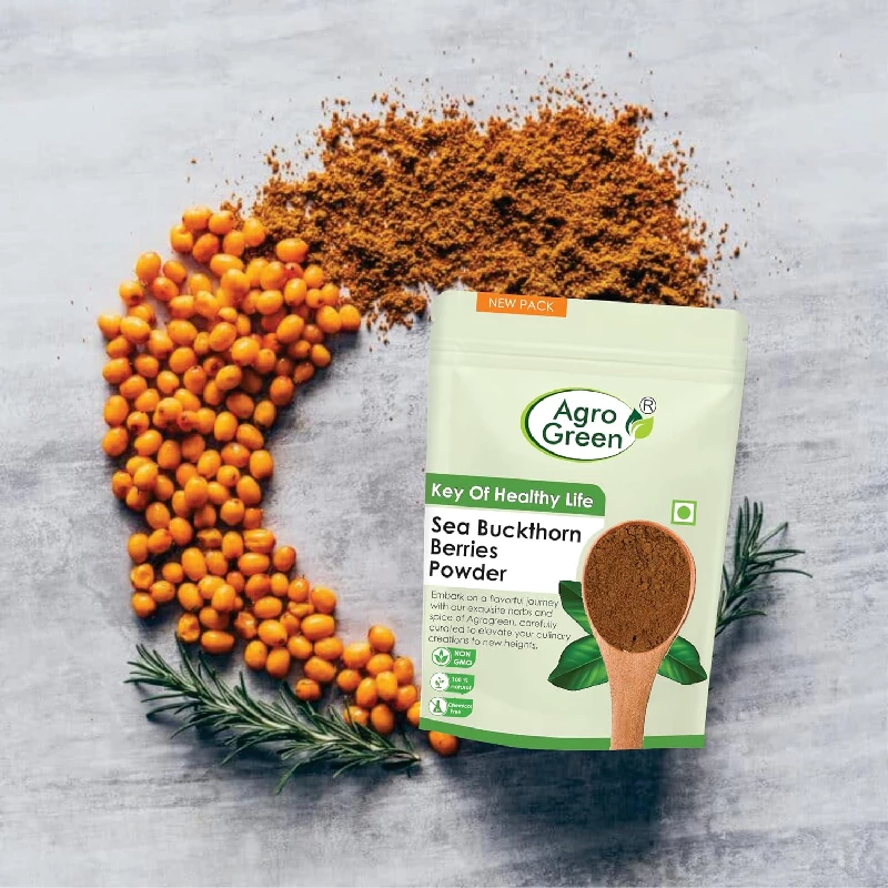 Agrogreen Sea Buckthorn Berries Powder, 200 g-3.webp